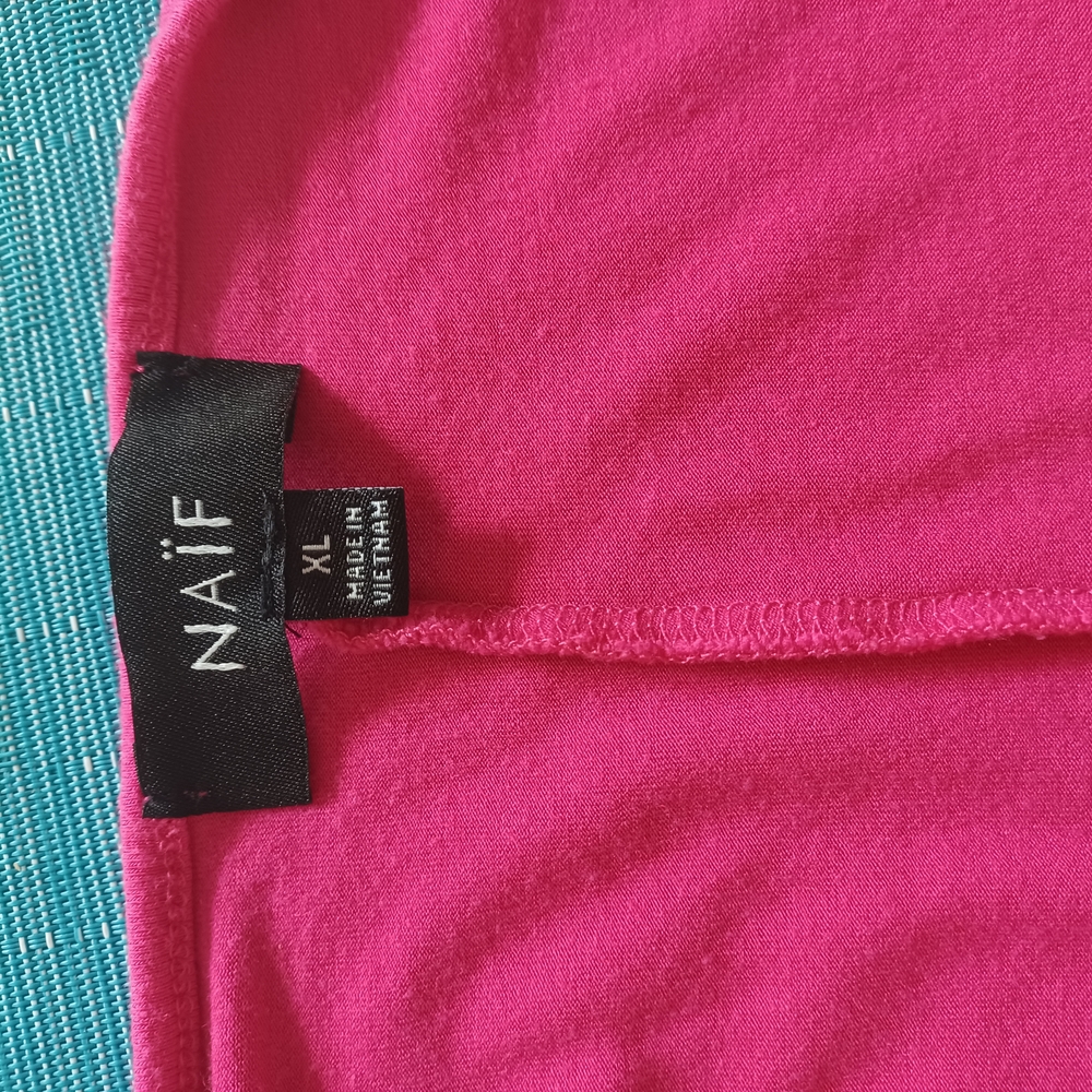 NAIF Pink Fit and Flare Top - Picture 4 of 4